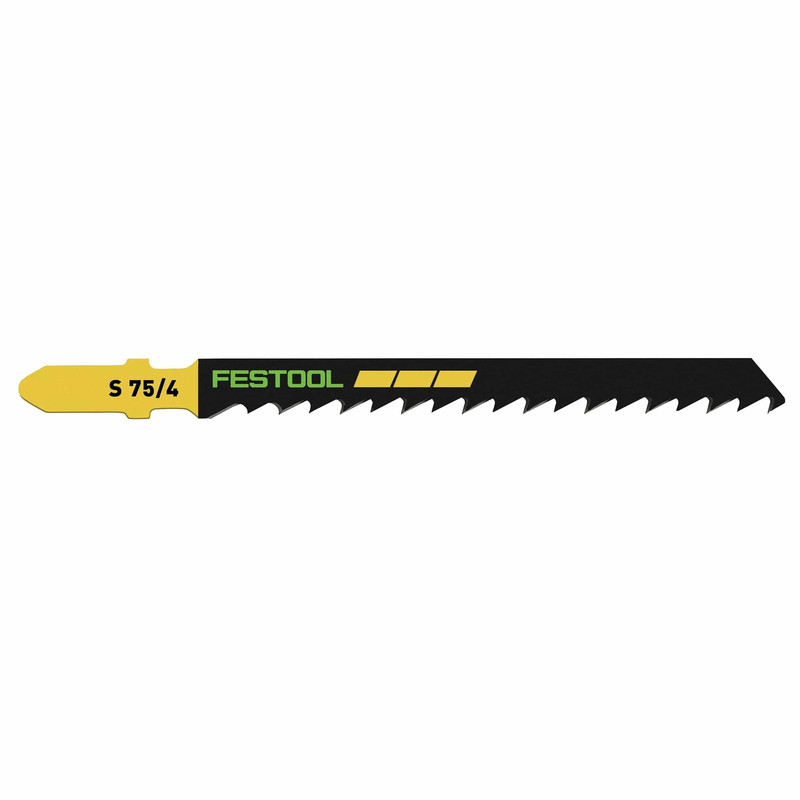 Basic Wood Jigsaw Blades, 75mm L, 4 pitch, 25 pack